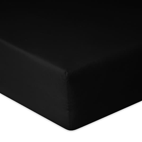 Jerseylakan PREMIUM med resår 90x200, 100x200x20, black_48, MATEX