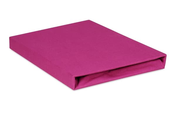 Jerseylakan PREMIUM med resår 90x200, 100x200x20, amaranth_11, MATEX