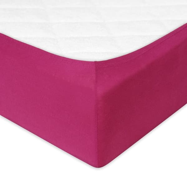 Jerseylakan PREMIUM med resår 90x200, 100x200x20, amaranth_11, MATEX