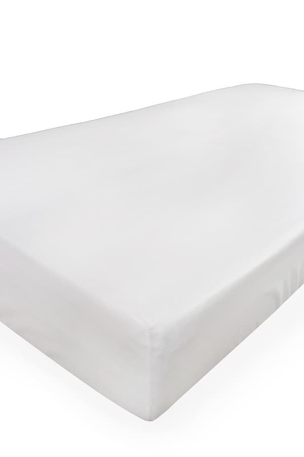 Jerseylakan med lycra 150/x190, 160x200x30 vit MATEX