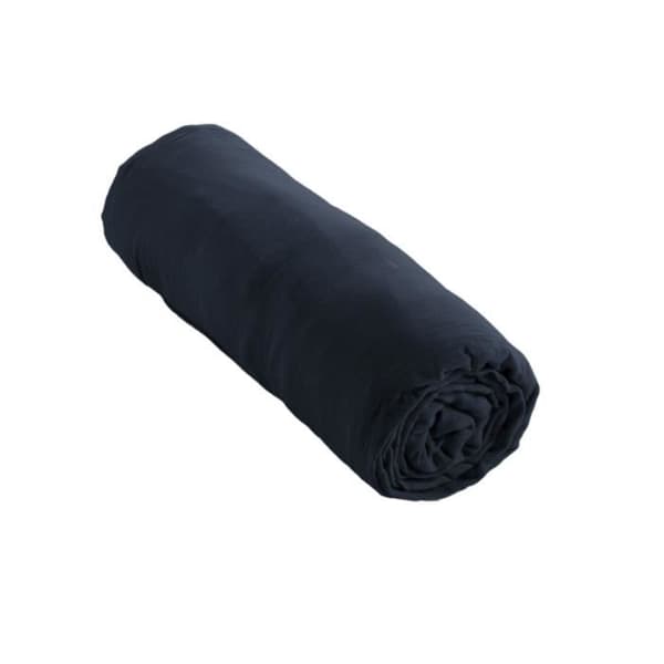 Drap housse Gaze de Coton 160 x 200 cm GAIA färg Minuit