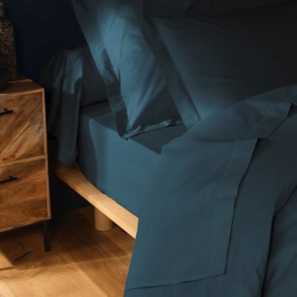 Drap Housse - Lina - 160x200 cm - 100% Bomull - Mjuk känsla - Stort kant 30 cm