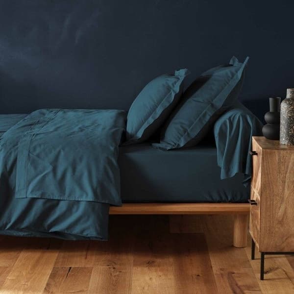 Drap Housse - Lina - 160x200 cm - 100% Bomull - Mjuk känsla - Stort kant 30 cm