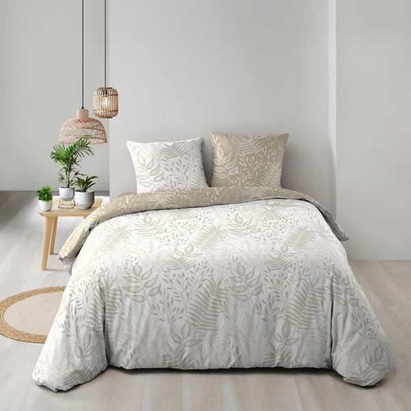 Sängkläder Cassia 260x240 - Beige - Douceur D'intérieur