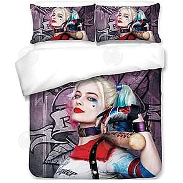 INN Set Påslakan 135x200cm Barn Vuxna Påslakan Microfiber Sängkläder Set 3D Caroo Påslakan