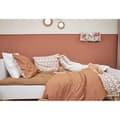Miniatyrbild 3 av 4: Meyco Home Uni drap-housse för enkelsäng - toffee - 80x200cm