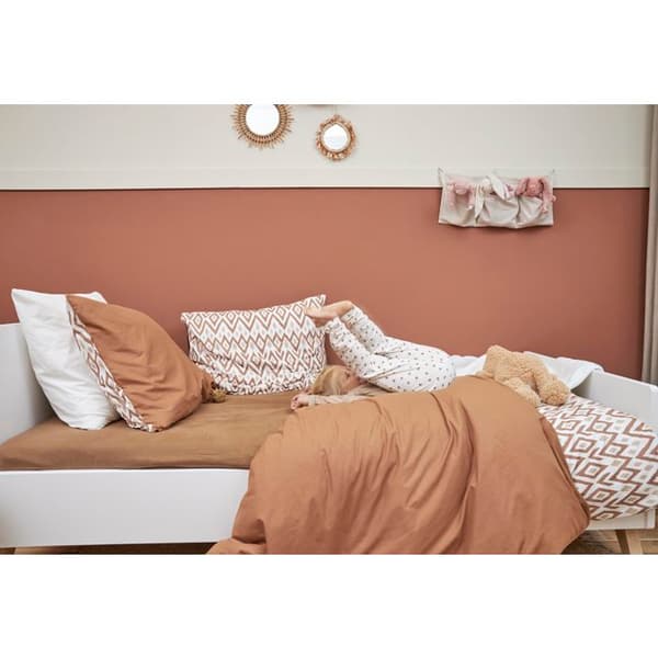 Meyco Home Uni drap-housse för enkelsäng - toffee - 80x200cm