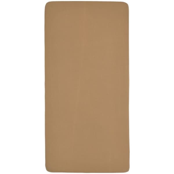Meyco Home Uni drap-housse för enkelsäng - toffee - 80x200cm