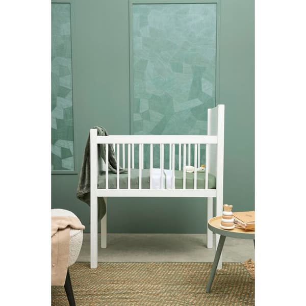 Meyco Baby Uni drap-housse berceau - jersey - skoggrön - 40x80/90cm