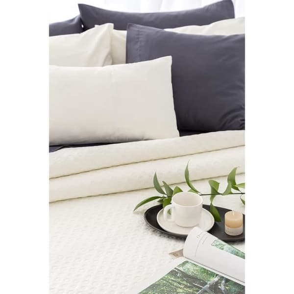 Couvre-lit piqué Todocama Fine Boutique för Våren, Sommaren, Hösten och Vintern 100 Microfiber Extra Mjuk 140150160 cm 250 x 260