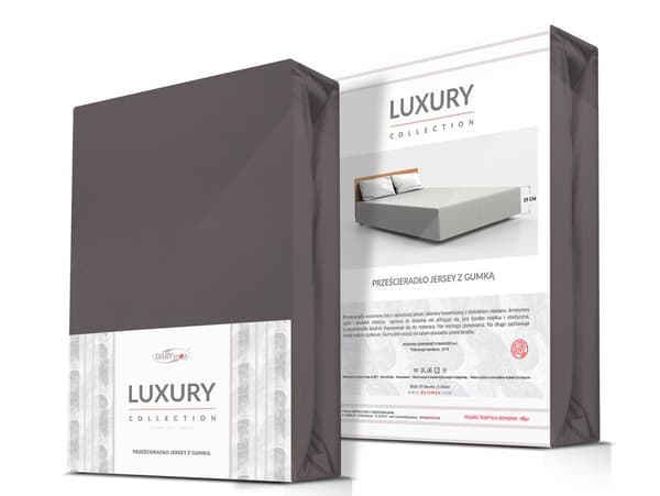 Jersey pasform med elastan 140x200 Darymex antracit
