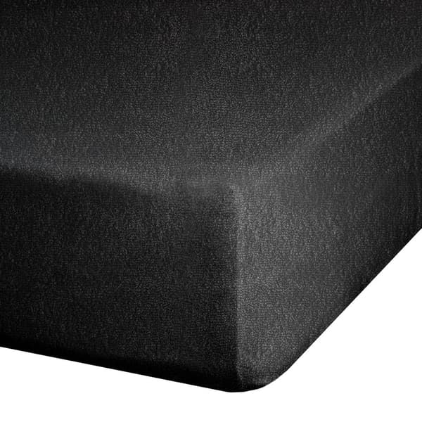 Påsydd frottélakan 120x200 Design91 svart