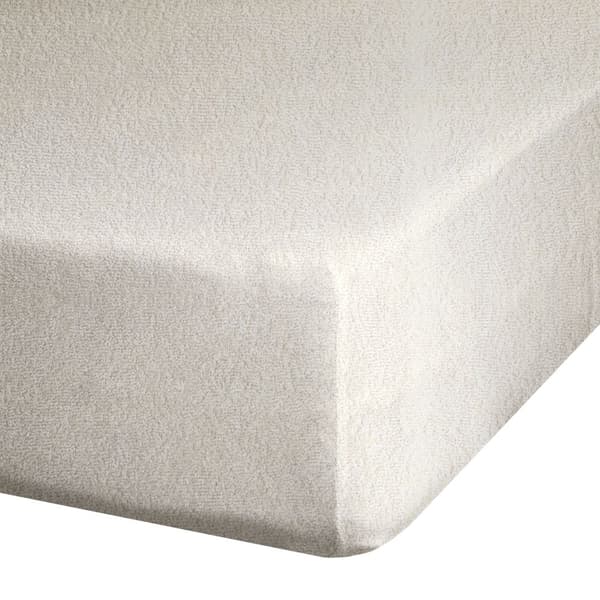 Påsydd frottélakan 140x200 Design91 beige