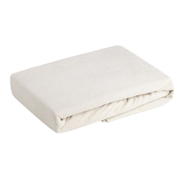 Påsydd frottélakan 140x200 Design91 beige