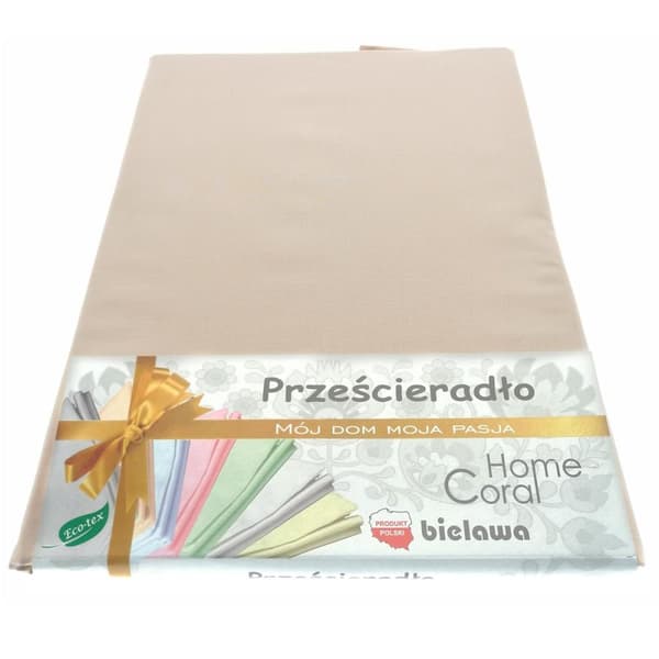 Bomullsskyddslakan 160x200 rubin ljusbeige