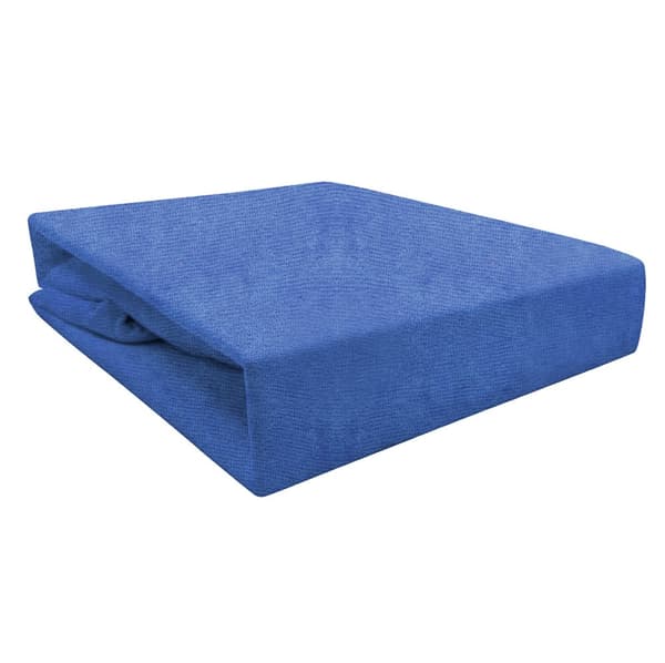 Påsyet frottélagen 90x200 blå