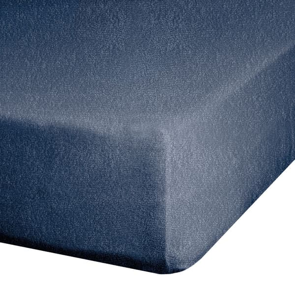 Istuva froteelakana 200x220 Design91 laivastonsininen