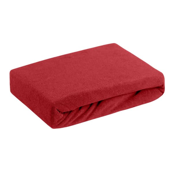 Påsyet frottélagen 180x200 Design91 rød