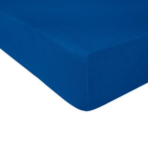 Påsydd frottélakan 180x200 Darymex blåklintblå