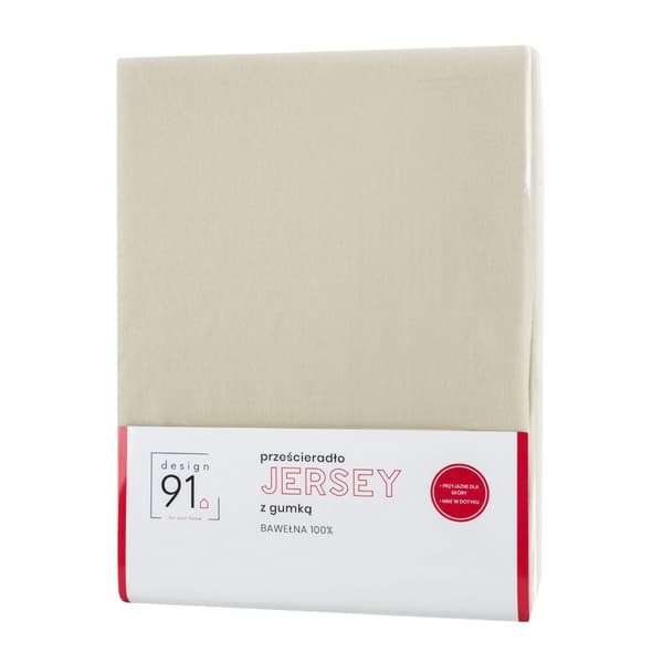 Jersey pasform 120x200 Design91 beige