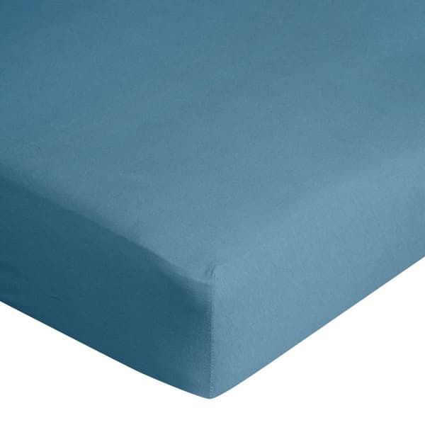 Jersey-lakana 90x200 Design91 tummansininen
