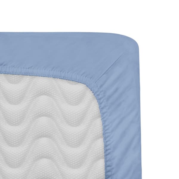 Fittingslakan bomull satin 200x220 Darymex blå