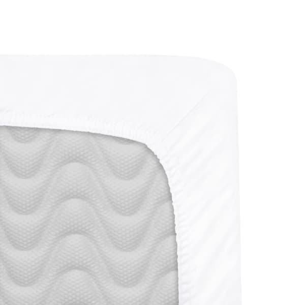 Monteringsplade bomuld satin 200x220 Darymex hvid