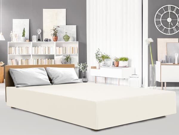Tröja påslakan med elastan 200x220 Darymex kräm