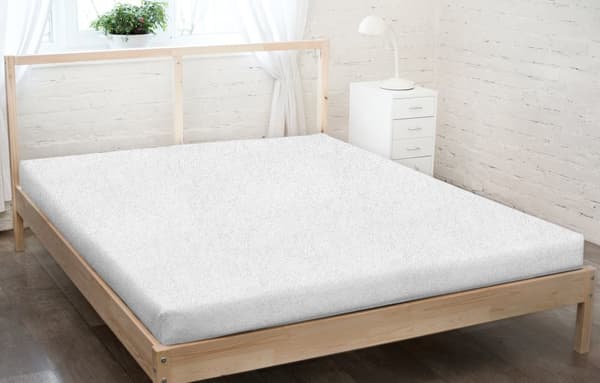 Istuva froteelakana 160x200 valkoinen PAKSUT