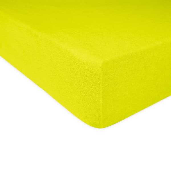 Påsydd frottélakan 220x200 Darymex lime