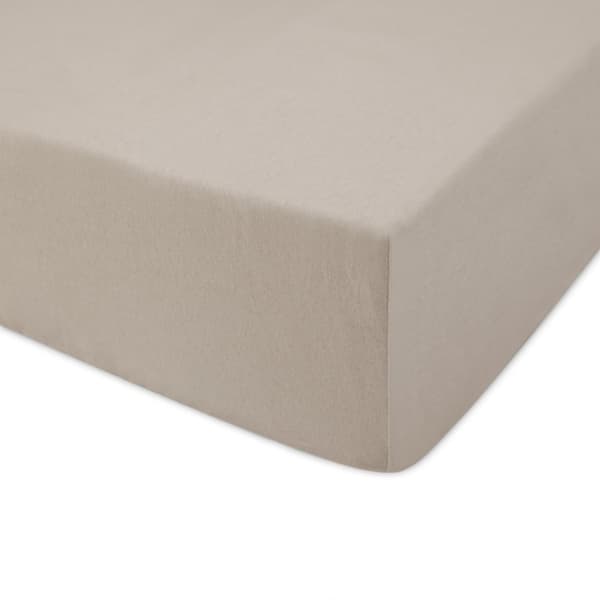 Påsydd jerseylakan 200x220 Darymex beige