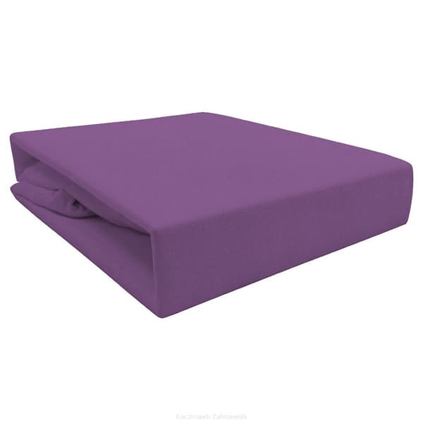 Jerseyllä istuva lakana 160x200 luumu
