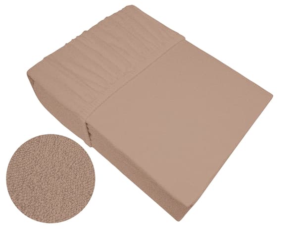 Påsydd frottélakan 220x200 Greno beige