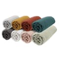 Miniatyrbild 5 av 5: Drap housse "Gaïa" alla dimensioner "Gaze de Coton" - Gaïa Nuage - 200 x 200 cm med 30 cm ficka