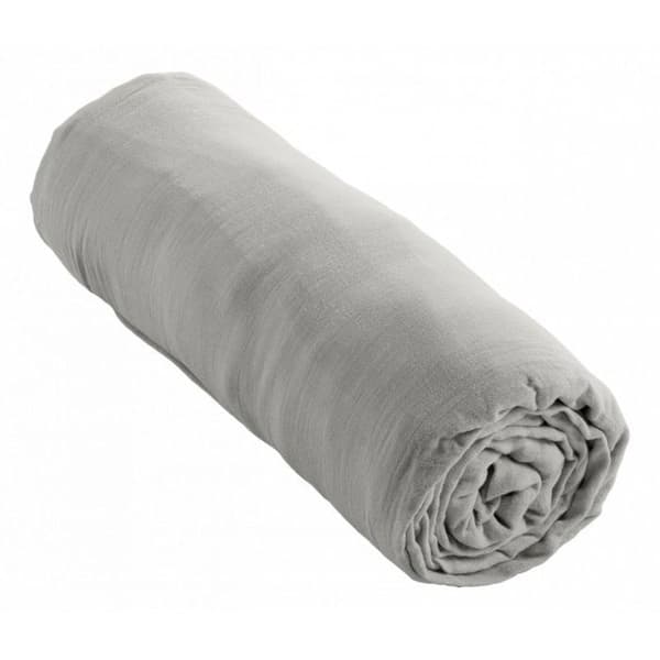 Drap housse "Gaïa" alla storlekar "Gaze av bomull" - Gaïa Nuage - 200 x 200 cm med 30 cm drop - Gaïa Nuage