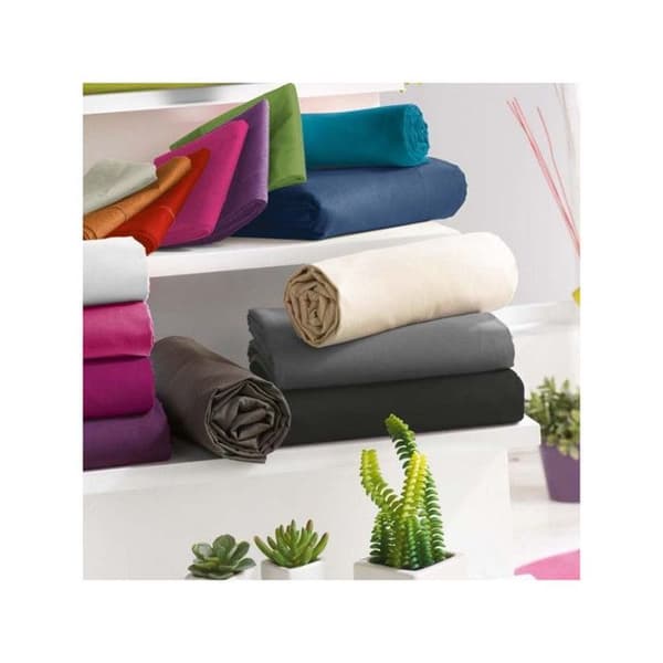 1 Köpt + 1 Gåva / 2 Spänna lakan Plommon 140 x 190 cm - Lila - 140 x 190 cm - Lila