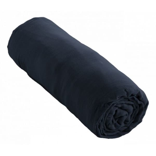 Drap housse "Gaïa" alla dimensioner "Gaze de Coton" - Gaïa Minuit - 90 x 200 cm med 30 cm resår - Gaïa Minuit