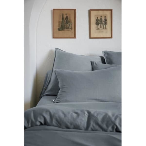 Draps hus "Lysandre" alla dimensioner "Lyocel" Fjärilseffekt - Lysandre Stone - 160 x 200 cm med 30 cm ficka - Lysandre Stone