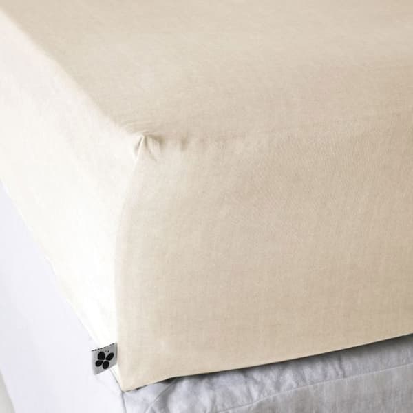 Drap housse "Lysandre" alla dimensioner "Lyocel" Fjärilseffekten - Lysandre Pampa - 140 x 200 cm med 30 cm resår - Lysandre Pampa