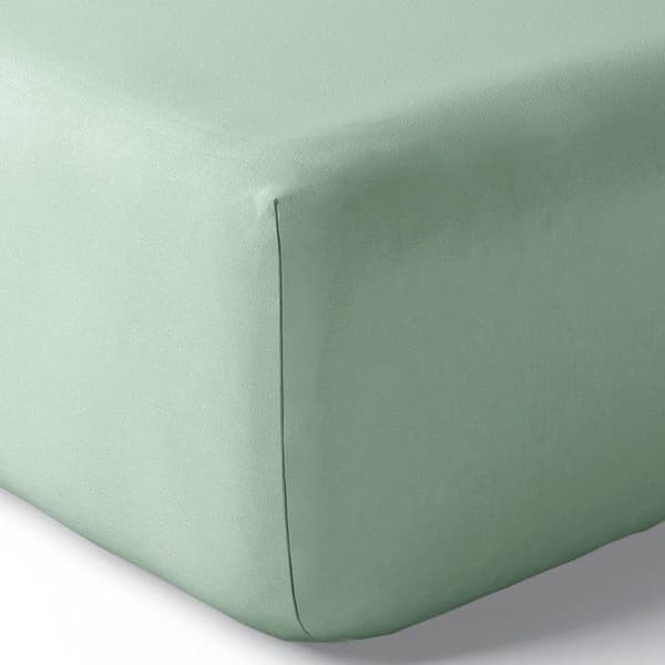 Drap housse percale "Julian" med 35 cm resår alla storlekar Ren bomull - Julian Céladon - 200 x 200 cm med 35 cm resår - Julian