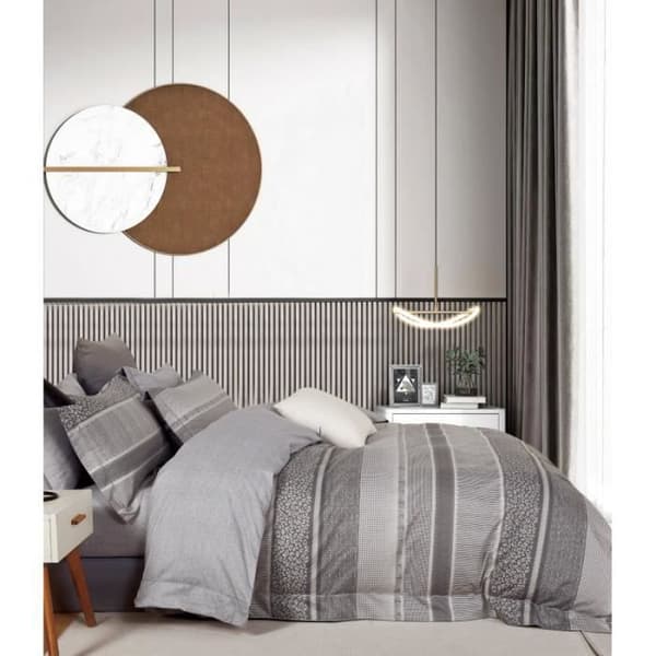 Sängkläder "Imprimé" i 100% kammad percale 80 trådar/cm² för säng 140 x 190 cm - Sängset TP-13