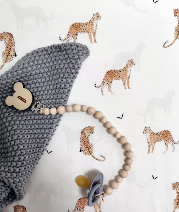 Sengelagen Leopardus 60x120 - 100 % bomuld, Øko-Tex-certificeret