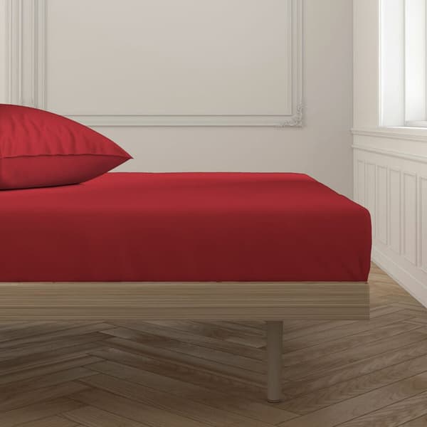 Inpassat underlakan Happy Home Mix Colors Röd Säng 120