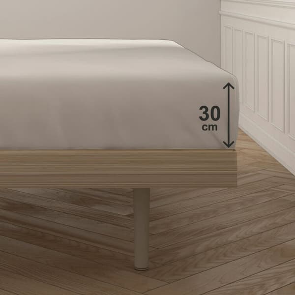 Inpassat underlakan Happy Home Mix Colors linne Säng 80