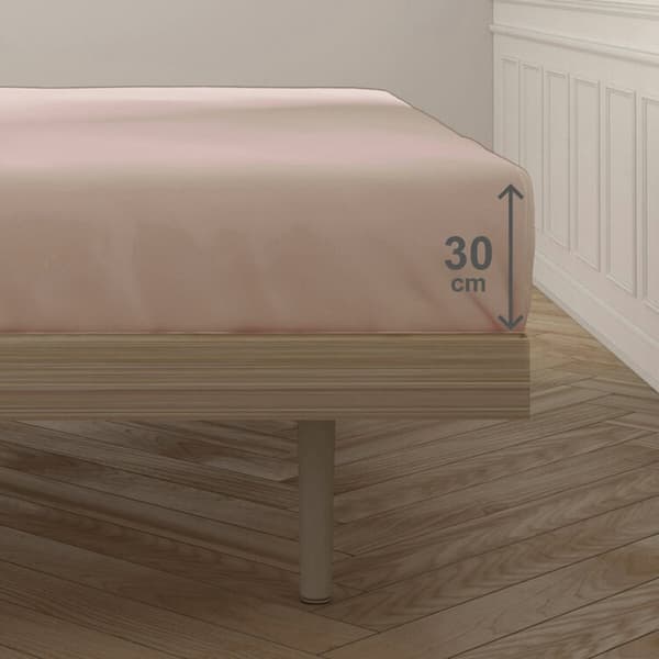 Montert bunntrekk Happy Home Mix Colors Nude Seng 105