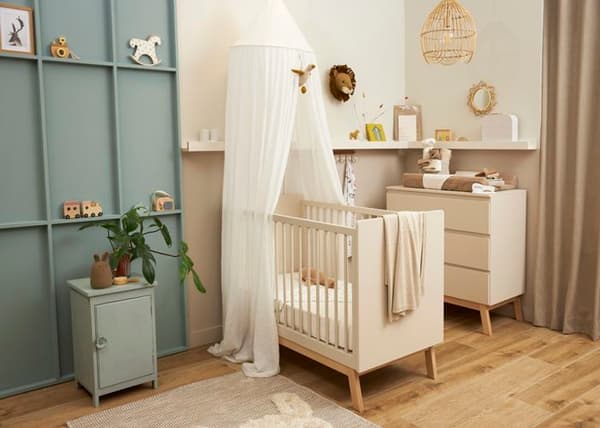 Meyco Baby Uni bäddset för spjälsäng - jersey - offwhite - 60x120cm