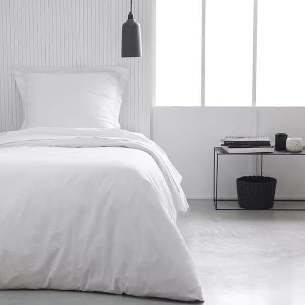 IDAG Essential påslakan - 90 x 190 cm - 1 person - 100 % vanlig bomull - Krita