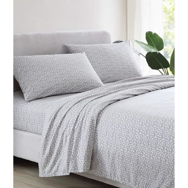 Sängset Marimekko Pikkuinen Unikko Grå - Queen Size