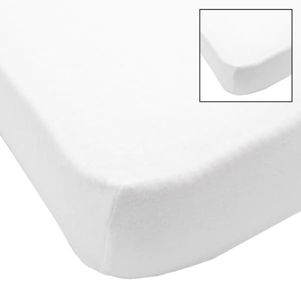 BABYCALIN Set med 2 lakan 70x140 cm Vit/vit