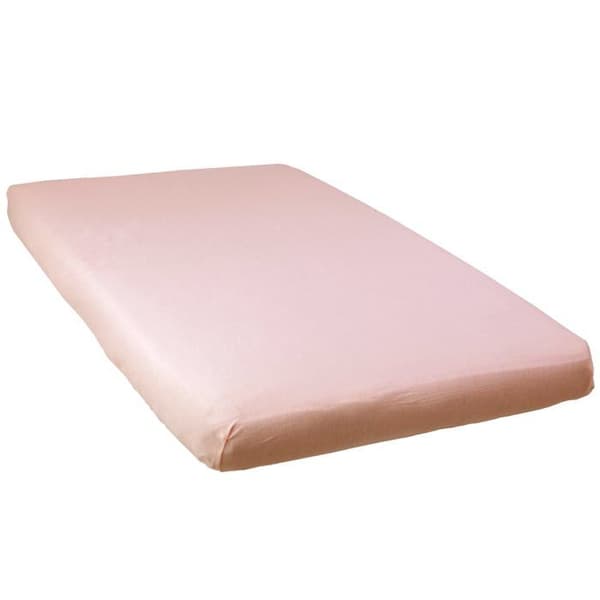 BABYCALIN Pink Baby Fitted Sheet 40 x 80 cm Jersey 130gr / m²